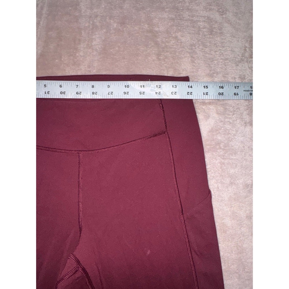Lululemon Women's Speed Up Tight Red Maroon Full-On Luxtreme‎ Size 8 Tall - Picture 8 of 11